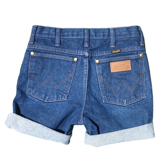 Wrangler Pants - Vintage Wrangler Rolled Cuff Denim Short